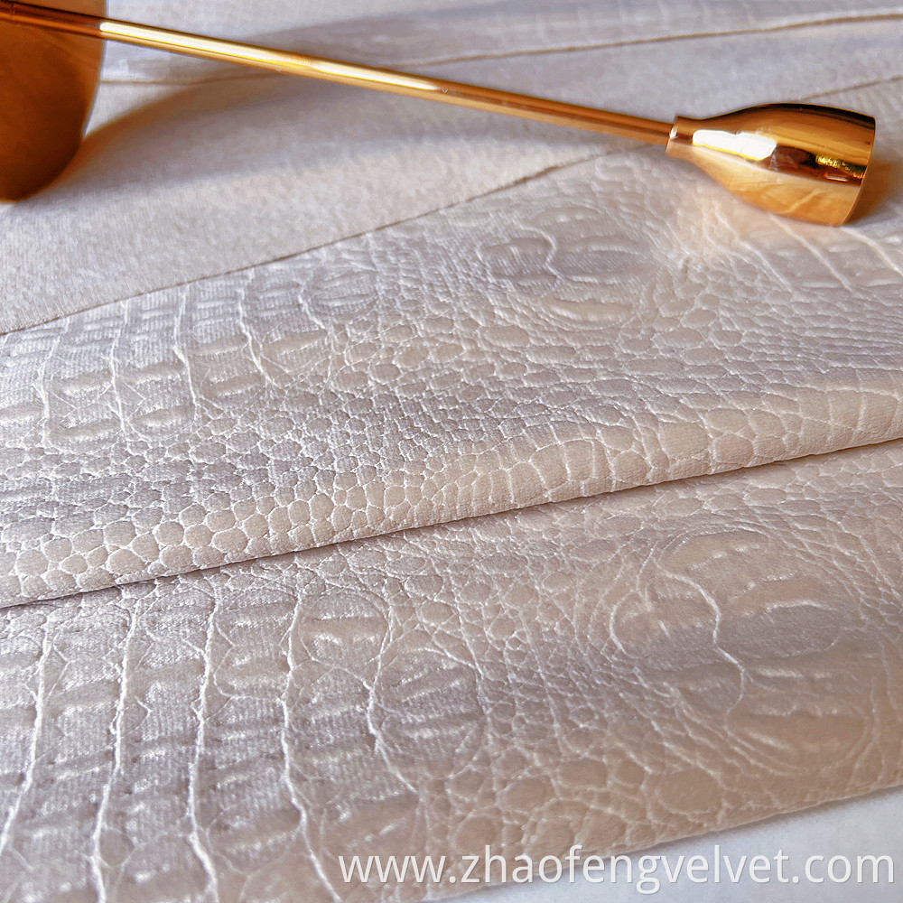 Embossed Sofa Animal Fabric